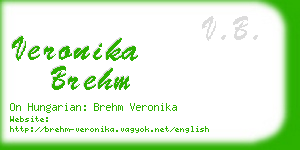 veronika brehm business card